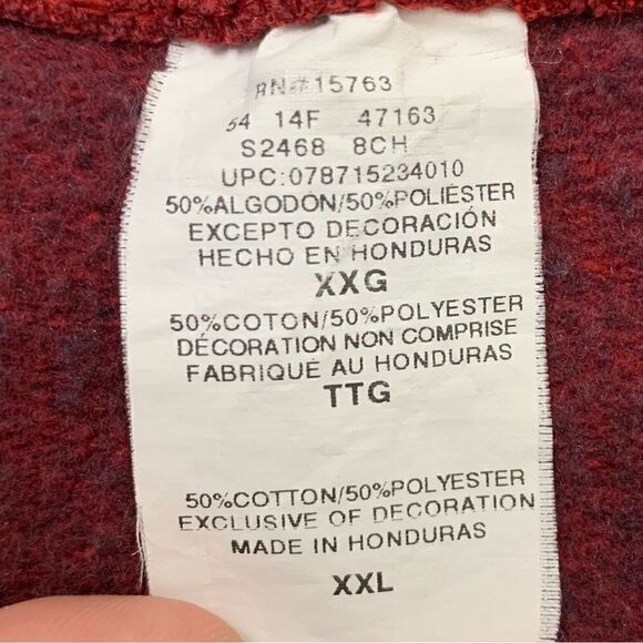 Champion Men's Size 2XL Full-zip Eco Fleece Hoodie Jacket - Picture 8 of 9